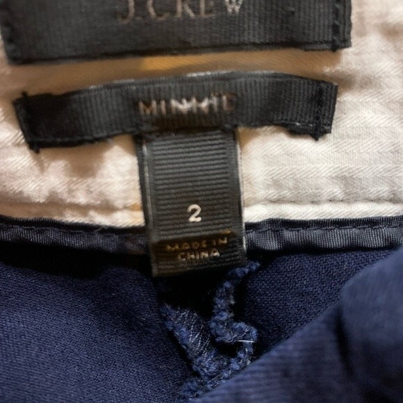 J Crew Minnie pant in stretch twill Size 2 Black - Picture 3 of 4
